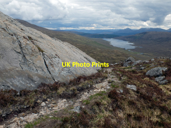 Photo 6"x4" Outcrop on Creag a' Mh\u00c3\u00a0im Creag a' Mh\u00e0im c2013