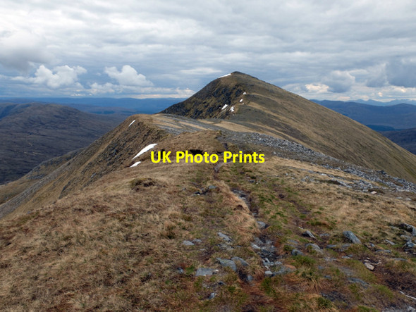Photo 6"x4" South Glen Shiel Ridge Coireachan Gorma\/NH0808 c2013