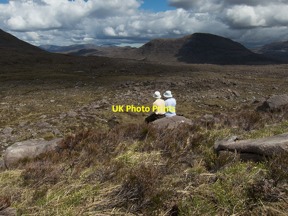 Photo 6"x4" Torridonian landscape Gorm-loch na Beinne c2013