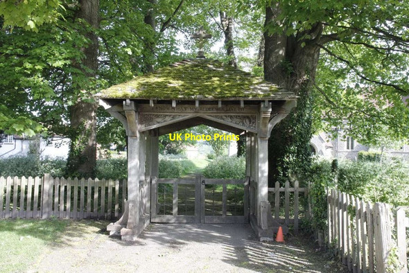 Photo 6"x4" Lych gate to St Margaret Lewknor c2013