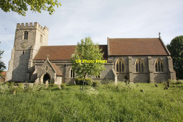 Photo 6"x4" St Margaret in Lewknor Lewknor c2013