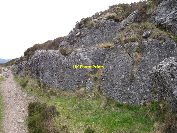 Photo 6"x4" Triassic conglomerate rock Heaste c2013