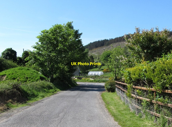 Photo 6"x4" Ballynamona Road approaching its junction with Carrickbroad Road Jonesborough c2013
