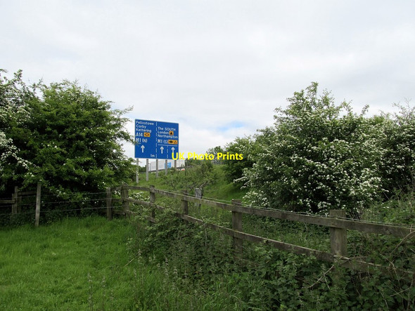 Photo 6"x4" Newton-M6 Motorway Newton\/SP5378 c2013