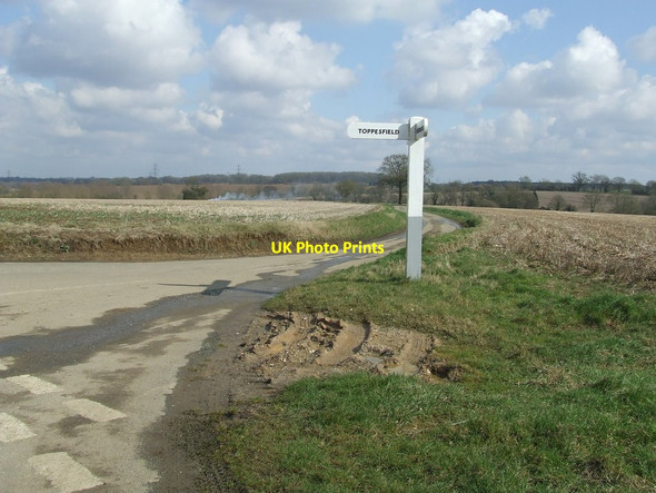 Photo 6"x4" Road Junction Delvin End c2013