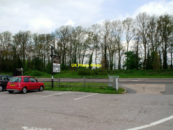 Photo 6"x4" Car park, Baird's Farm Shop, Climping Brookpits c2013