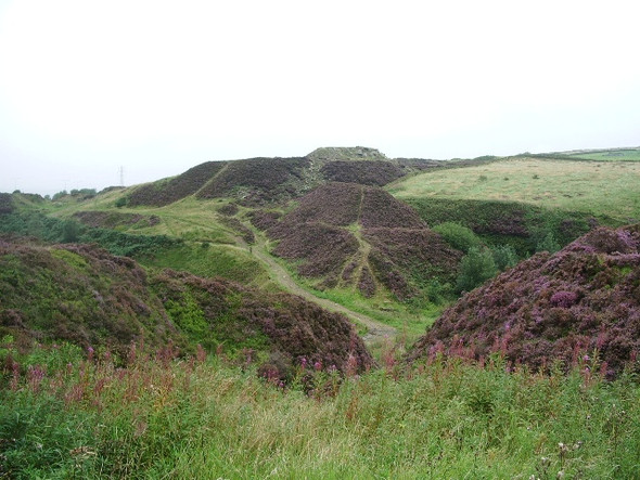 Photo 6"x4" Old quarry working Baxenden c2008