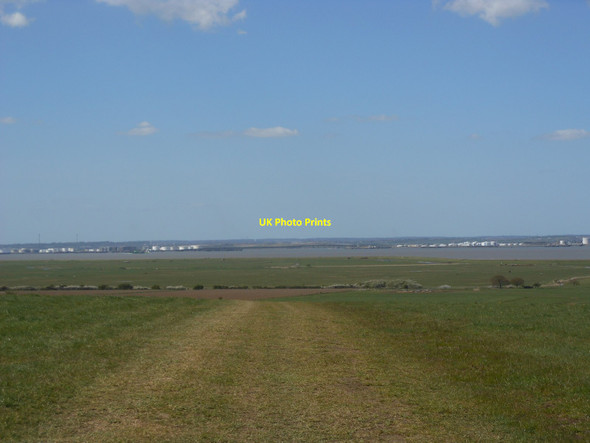 Photo 6"x4" Path down to St Mary's Marshes St Mary Hoo c2013