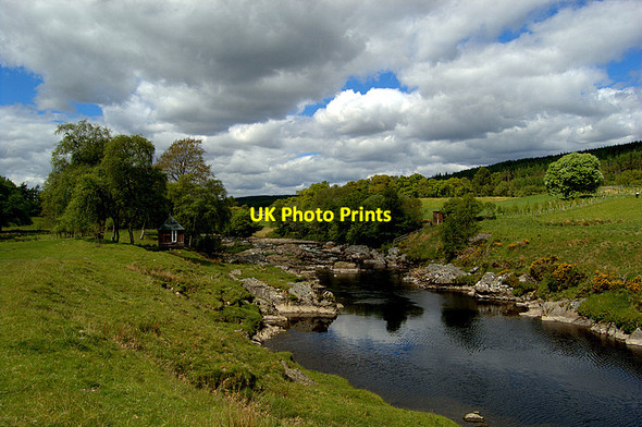 Photo 6"x4" The River Carron Dounie\/NH5690 c2013