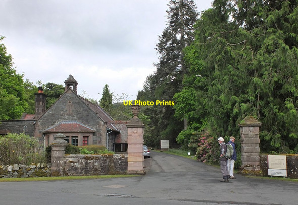 Photo 6"x4" Entrance, Dawyck Botanic Gardens Bellspool c2013