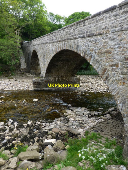 Photo 6"x4" Bridge over River Swale Ivelet c2013