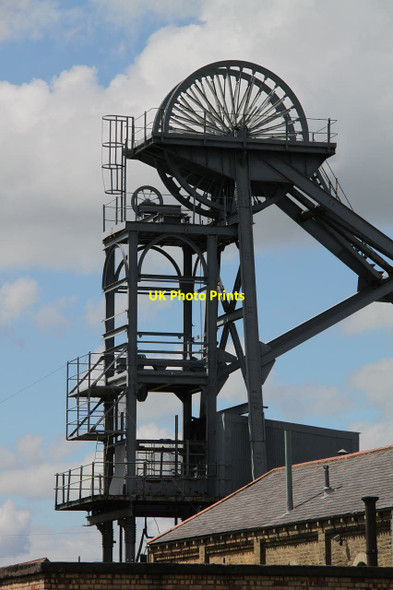 Photo 6"x4" Downcast headframe at Woodhorn Ashington\/NZ2787 c2013