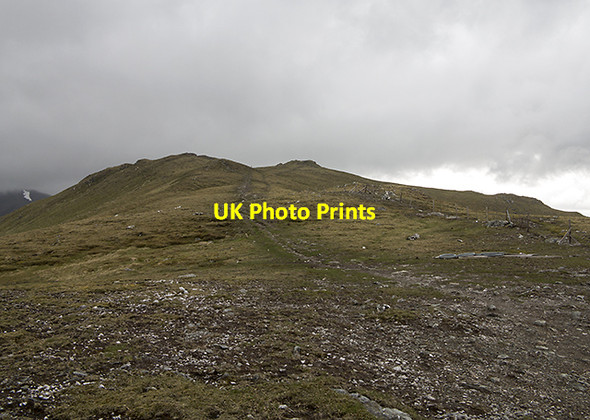 Photo 6"x4" Approaching Meall Garbh Camusvrachan c2013