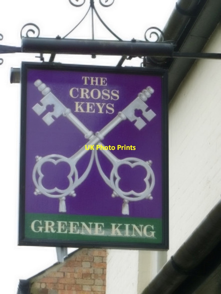 Photo 6"x4" The Cross Keys, Caxton Caxton c2013