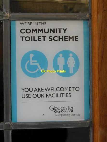 Photo 6"x4" A sign at the Robert Raikes's House Gloucester c2013