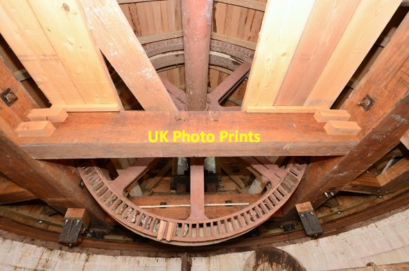 Photo 6"x4" Wicklewood Mill - Brake Wheel Wicklewood c2013