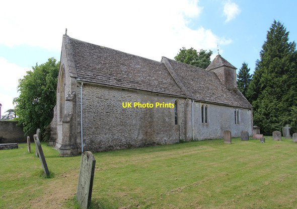 Photo 6"x4" St Michael, Harnhill Ampney Crucis c2013