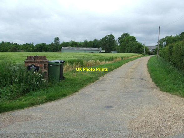 Photo 6"x4" Entrance To Priory Farm Goose Green\/TM1187 c2013