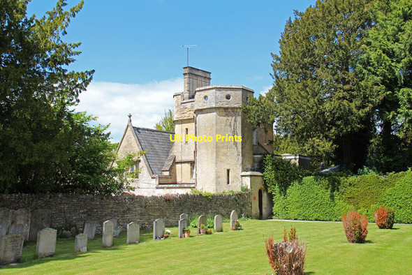Photo 6"x4" St Nicholas, Hatherop - Churchyard Hatherop c2013