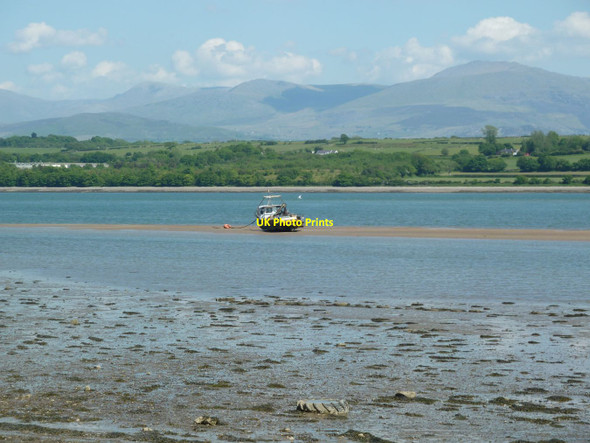 Photo 6"x4" Sand Bar in the Menai Strait Caernarfon c2013