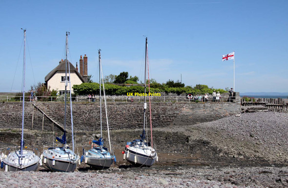 Photo 6"x4" The quay at Porlock Weir Porlock Weir c2013