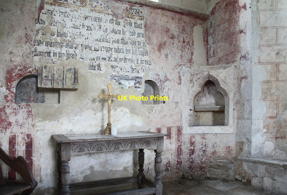 Photo 6"x4" St John the Baptist, Inglesham - Sanctuary Lechlade on Thames c2013 P1