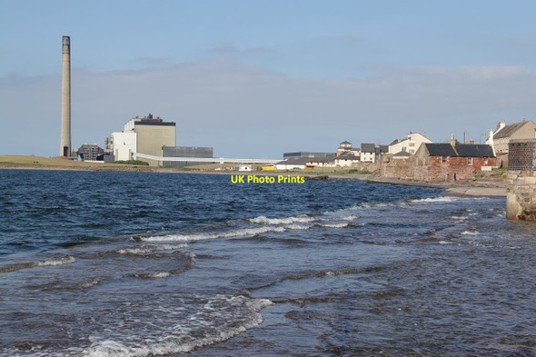 Photo 6"x4" High tide at Prestonpans Prestonpans c2013