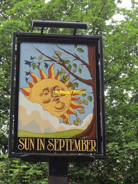 Photo 6"x4" The Sun in September Heaton Mersey c2013 P2