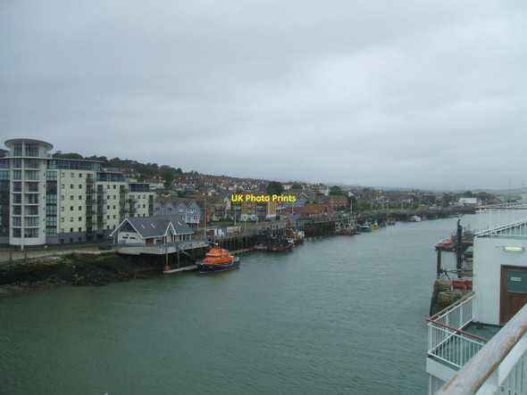Photo 6"x4" West side of Newhaven Harbour Newhaven\/TQ4401 c2013