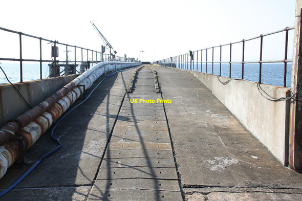 Photo 6"x4" Cockenzie Power Station jetty Cockenzie and Port Seton c2013