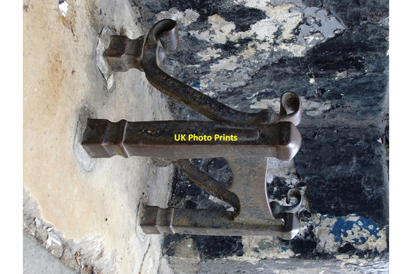 Photo 6"x4" Hitchin boot-scrapers (3) Hitchin c2013