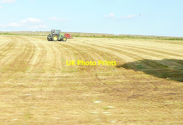 Photo 6"x4" Tractor at Mount Pleasant Farm Biggin\/SK1559 c2012