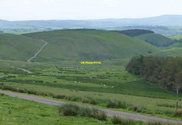 Photo 6"x4" Castle Hill, Alnham hillfort Alnham c2013