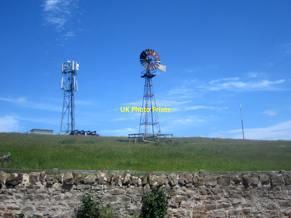 Photo 6"x4" Three masts at Fenhamhill Beal\/NU0642 c2013