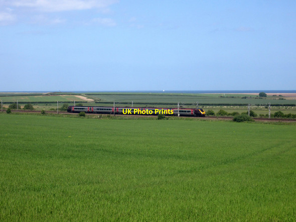 Photo 6"x4" Cross Country train on the East Coast Mainline Beal\/NU0642 c2013