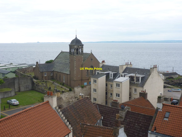 Photo 6"x4" Fife Townscape : Over The Roofs To Kinghorn Parish Church Kinghorn\/NT2686 c2013