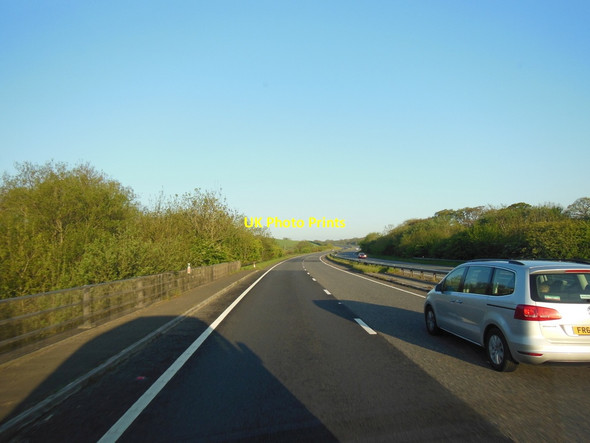 Photo 6"x4" The A30 westbound near Drownsmill Kellacott c2013