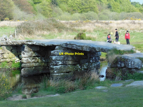 Photo 6"x4" The Clapper Bridge, Postbridge Bellever c2013