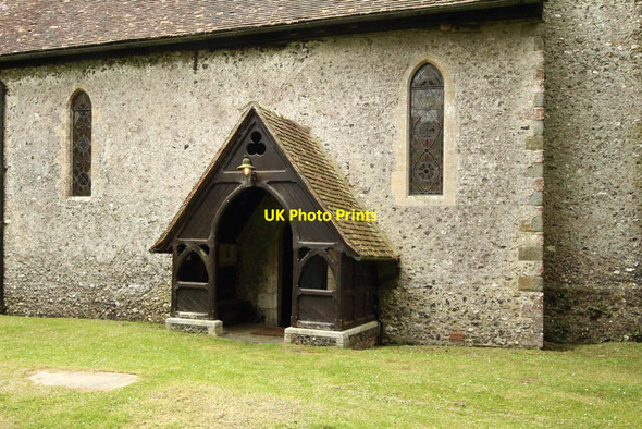 Photo 6"x4" St Mary Magdalene, Denton - Porch Denton\/TR2147 c2013