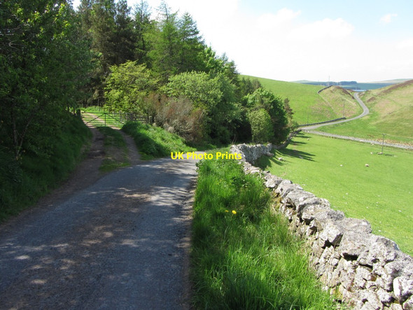 Photo 6"x4" Road west of Buchtrig Chatto c2013