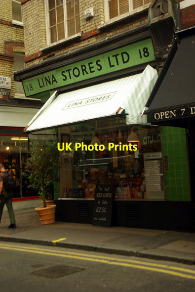 Photo 6"x4" Italian delicatessen, Brewer Street Westminster c2013