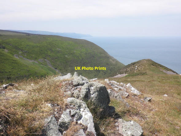 Photo 6"x4" Above Henners Combe Allerford\/SS9047 c2013