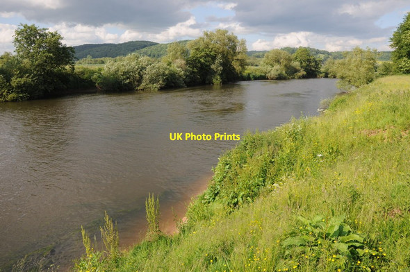 Photo 6"x4" River Wye near Leabrink Ballingham Hill c2013
