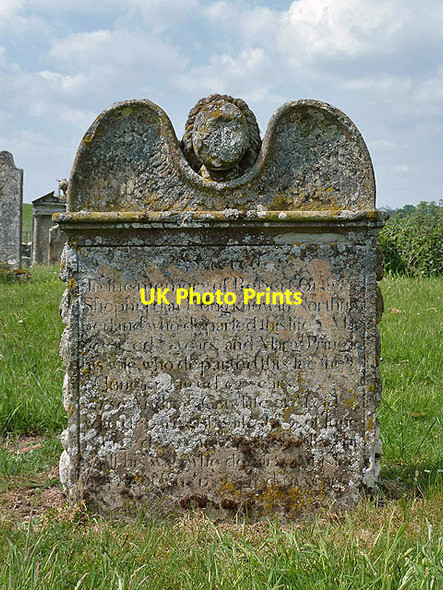 Photo 6"x4" An old gravestone in Eckford Parish Churchyard Eckford c2013