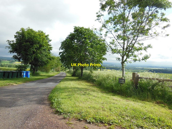 Photo 6"x4" The entrance to Newton Grange Farm Oswaldkirk c2013