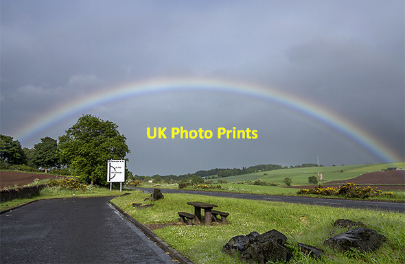 Photo 6"x4" Layby on the A91 Strathmiglo c2013