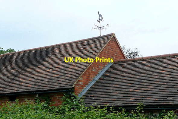 Photo 6"x4" Roof and weather vane at Shiplake Row Shiplake Row c2013