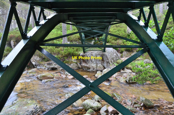 Photo 6"x4" Garbh Allt footbridge Garbh Allt Shiel c2013