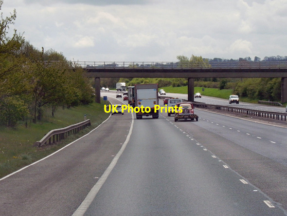 Photo 6"x4" Railway Bridge over Southbound M40 Northend\/SP3952 c2013