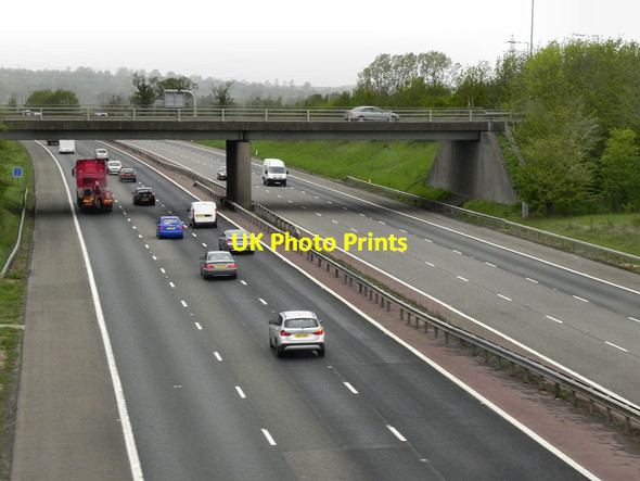 Photo 6"x4" M40 Motorway at Junction 11 (Banbury) Banbury\/SP4540 c2013